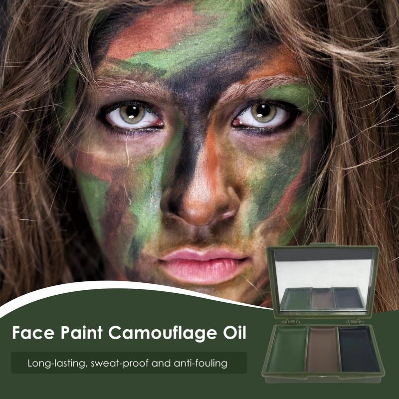 Cat Wajah Kamuflase Minyak Kam - Camo Face Paint ulasan dan harga