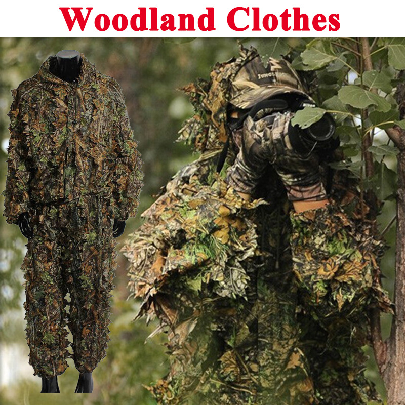 Pakaian Kamuflase 3D Outdoor B - Hunting Outdoor Game ulasan dan harga