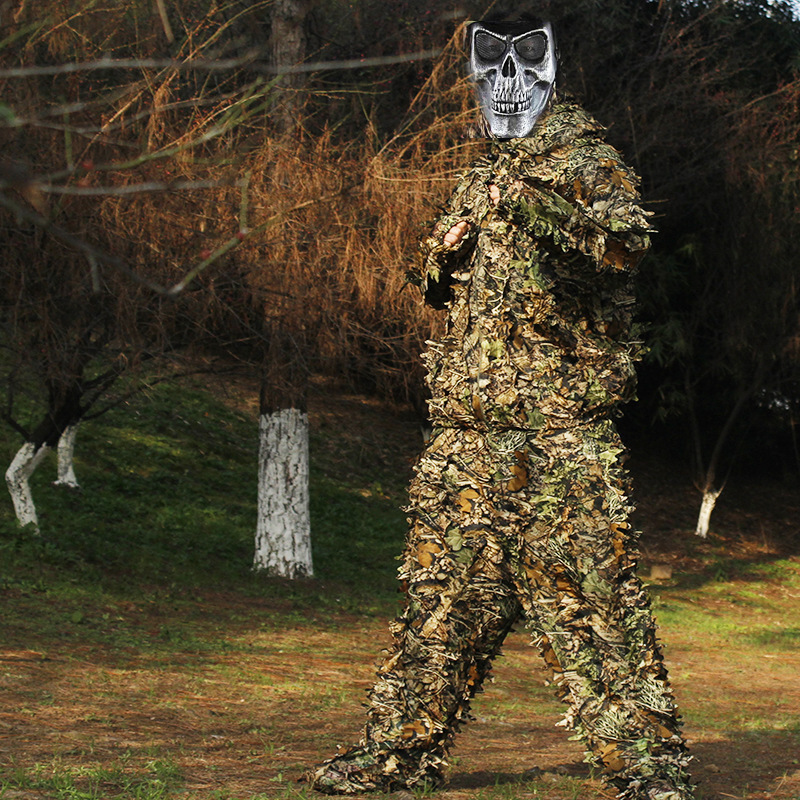 Pakaian Kamuflase 3D Outdoor B - Hunting Outdoor Game ulasan dan harga