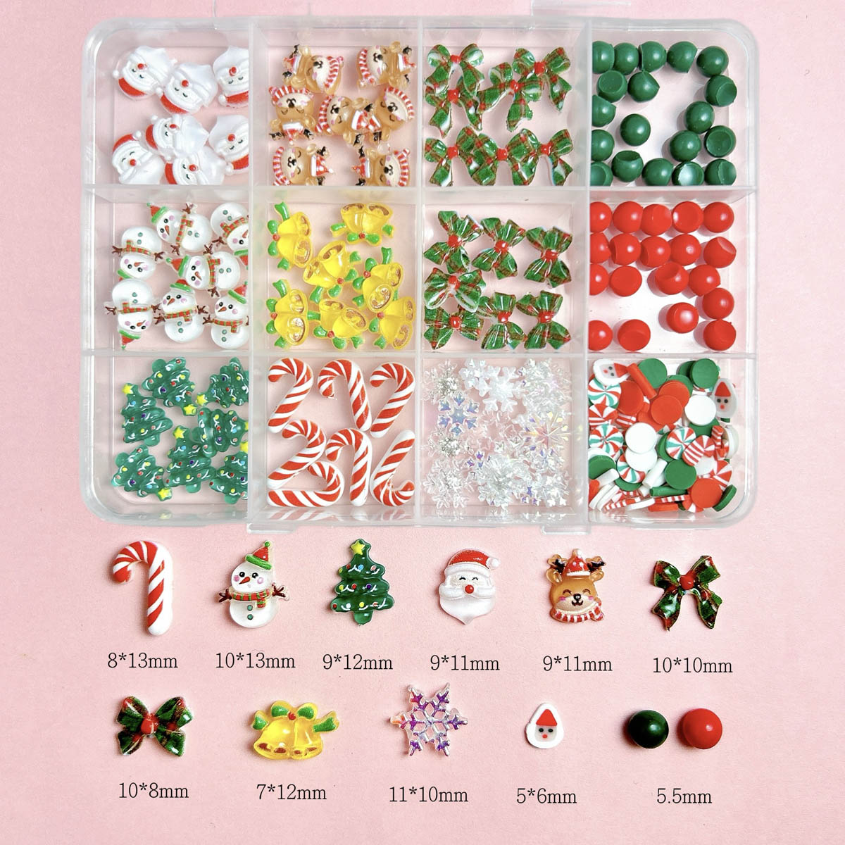 1 Kotak Hiasan Kuku Resin Berb - Elk Bugle Call ulasan dan harga