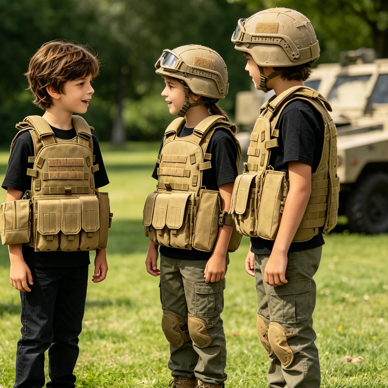 Rompi Taktis Anak-anak untuk K - Outdoor Hunting Games For Kids ulasan dan harga
